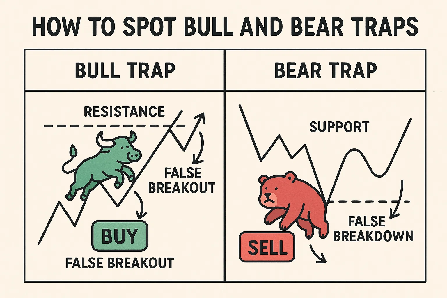 How to Spot Bull and Bear Traps