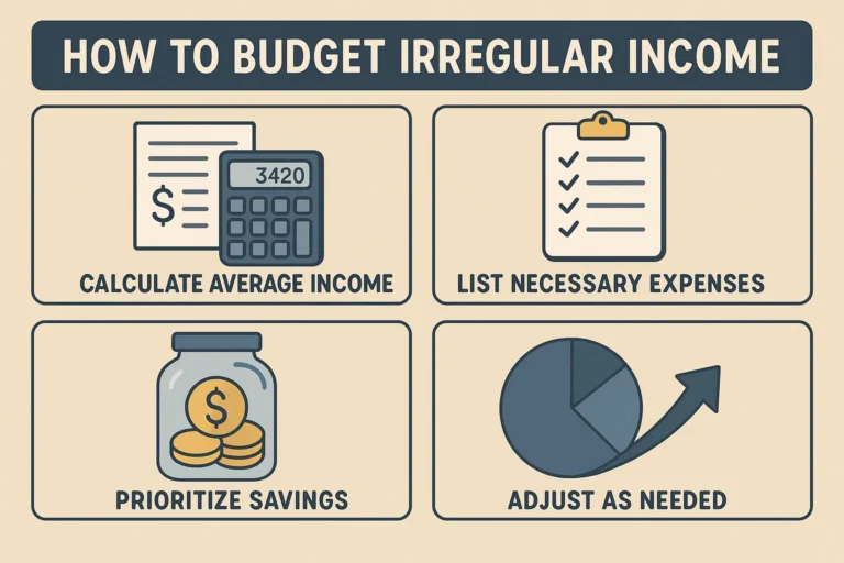 How to budget irregular income