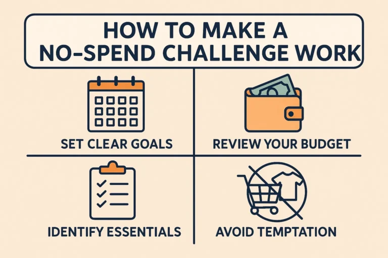 How to make a no-spend challenge work
