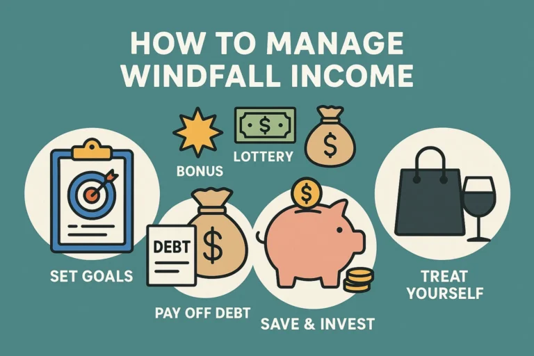 How to manage windfall income
