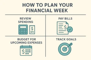 How to plan your financial week