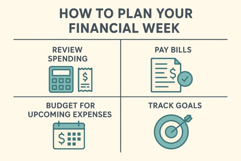 How to plan your financial week