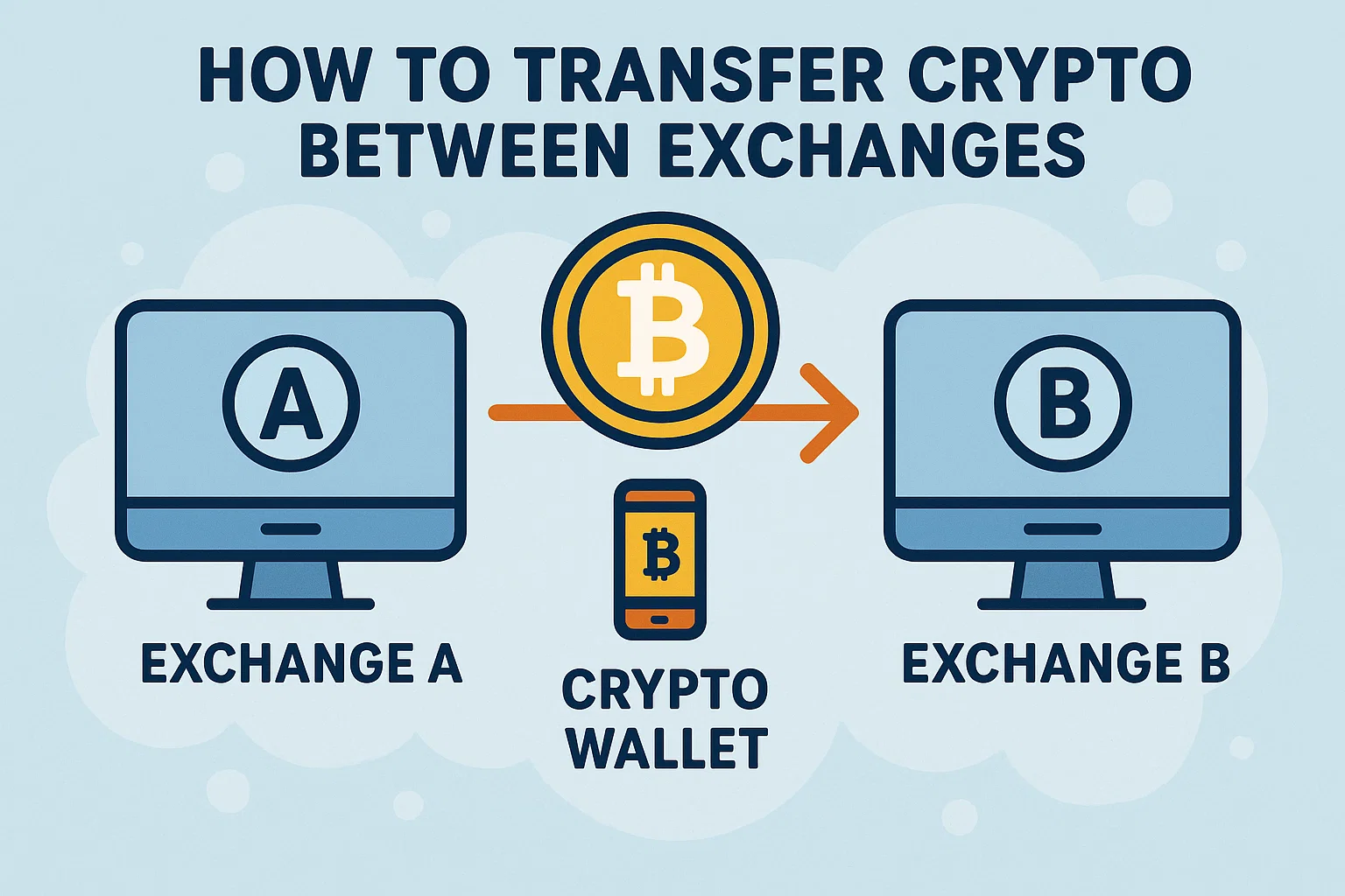 How to transfer crypto between exchanges