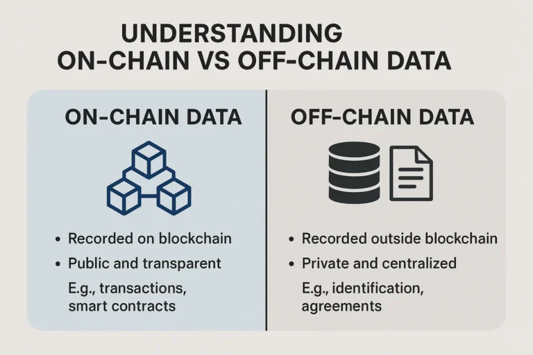 On-chain vs off-chain data