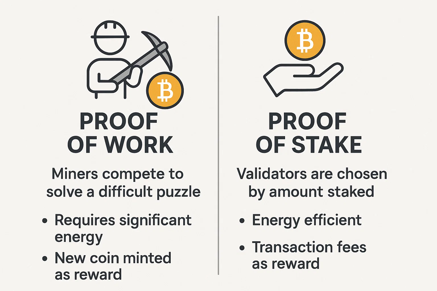 Proof of Work vs Proof of Stake