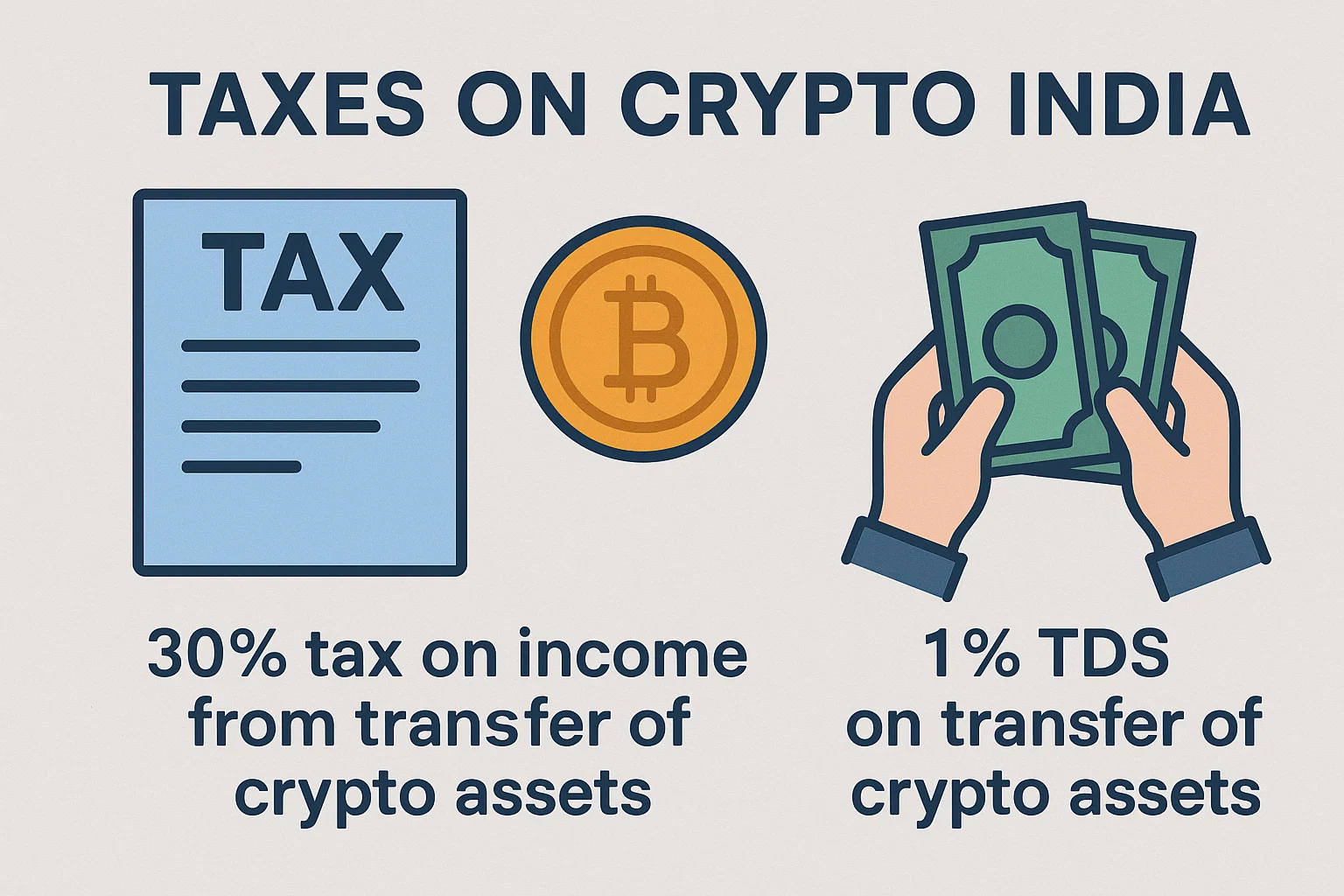 Taxes on Crypto in India