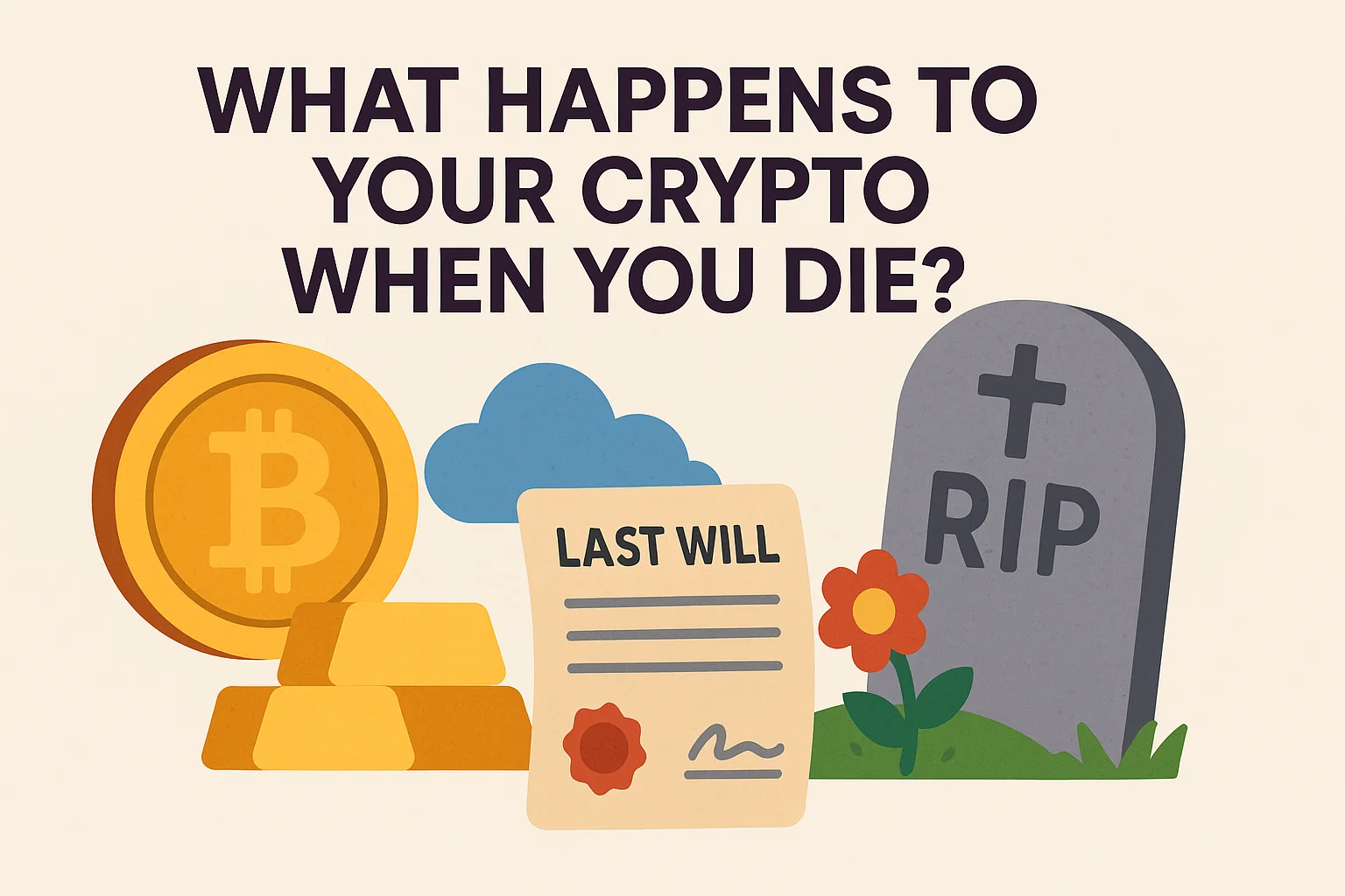 What happens to your crypto when you die