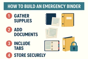 how to build an emergency binder