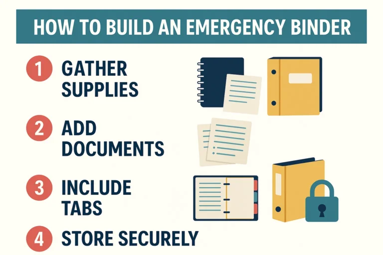 how to build an emergency binder