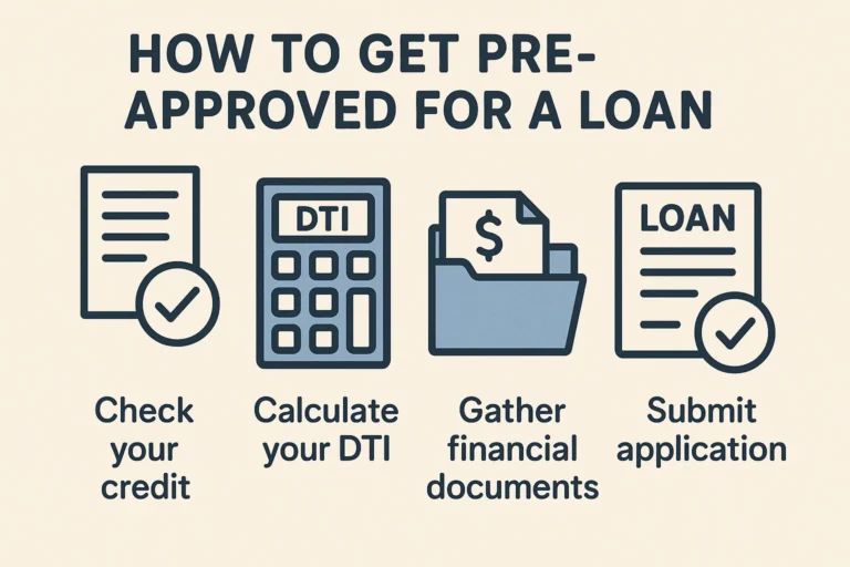 pre-approved for a loan