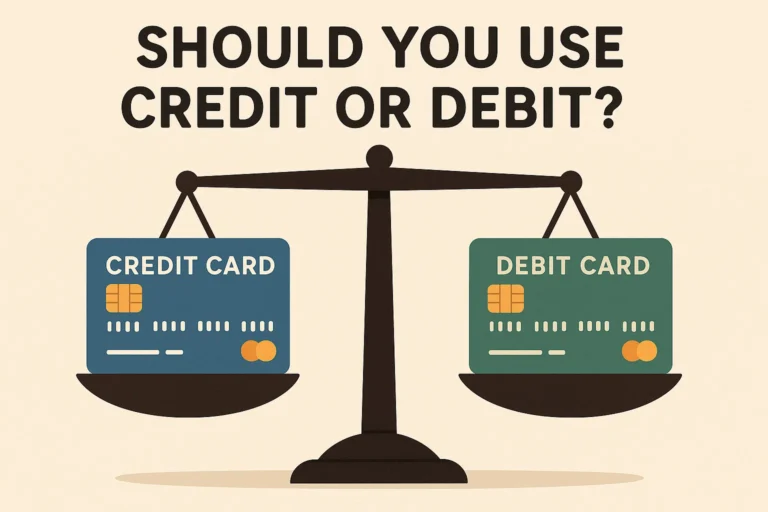should you use credit or debit