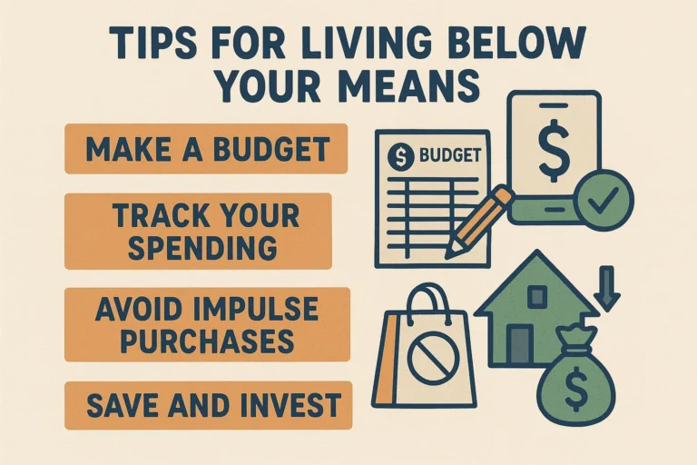 tips for living below your means